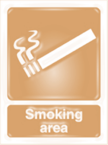 area para fumantes