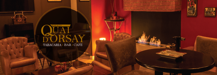 Tabacaria Quai D'Orsay - foto do nosso lounge com lareira