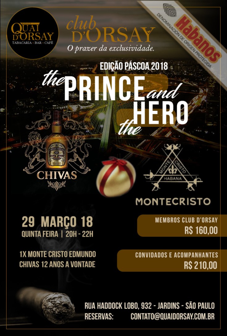 ClubDOrsay CHIVAS EDMUNDO (Prince and Hero) - Março2018