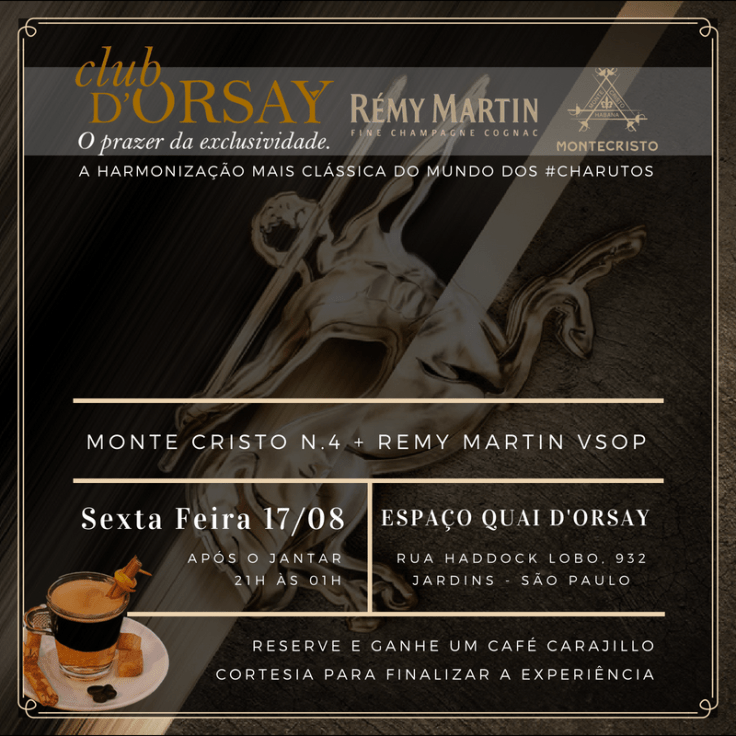 Remy Martin e Monte Cristo N4