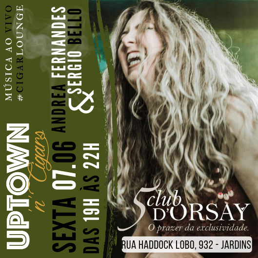 andrea Fernandes no UPTOWN-JUNHO